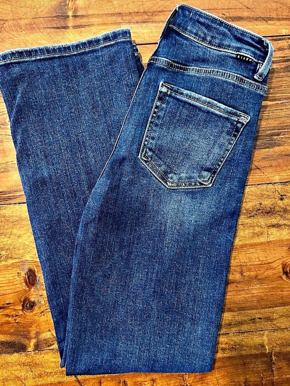 Risen Boot Cut Jeans Blue Waist 26 - Picture 7 of 7